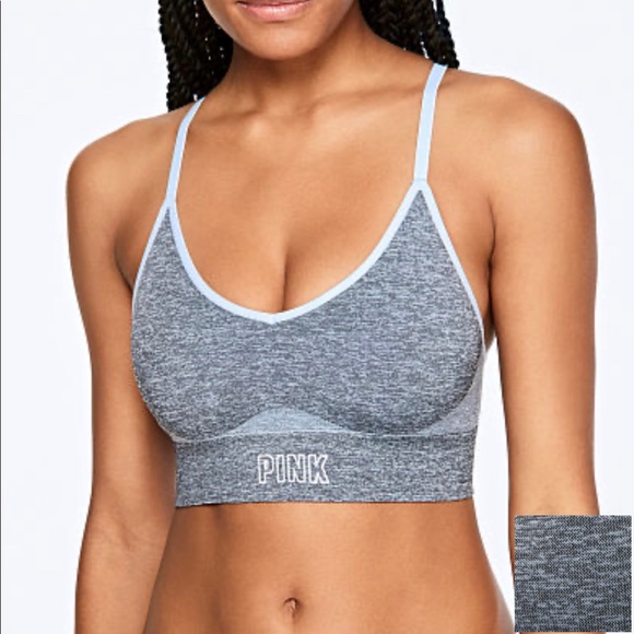 Seamless Light Lined Sports Bra - VS PINK - Picture 1 of 2